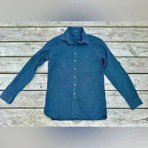 Burberry London Striped Long Sleeve Button Down